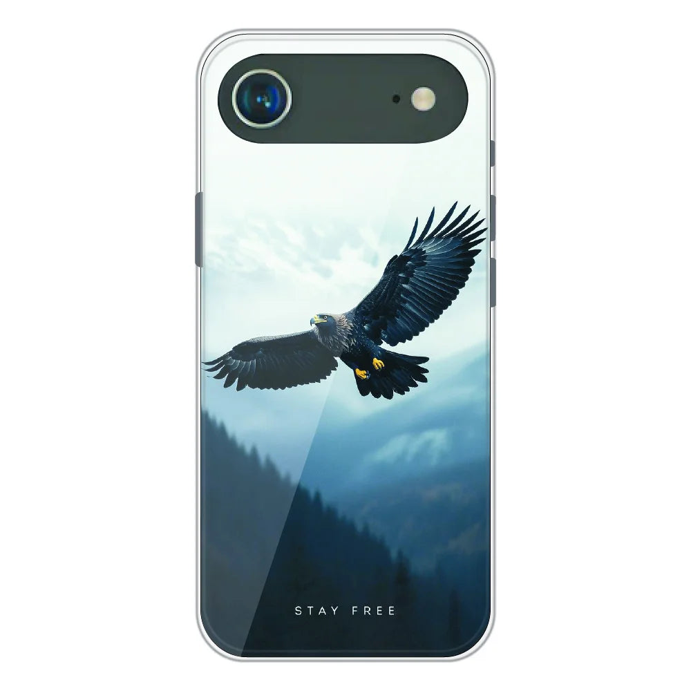Stay Free Eagle Flight - Printed Silicone Case For Apple iPhone Air