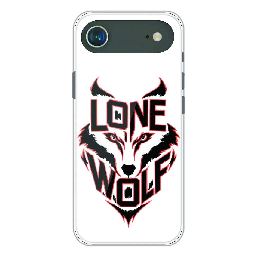 Lone Wolf Power Art - Printed Silicone Case For Apple iPhone Air