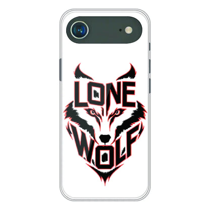 Lone Wolf Power Art - Printed Silicone Case For Apple iPhone Air