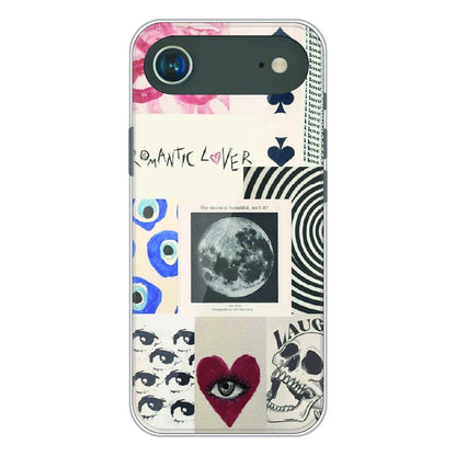 Romantic Art Collage - Printed Silicone Case For Apple iPhone Air