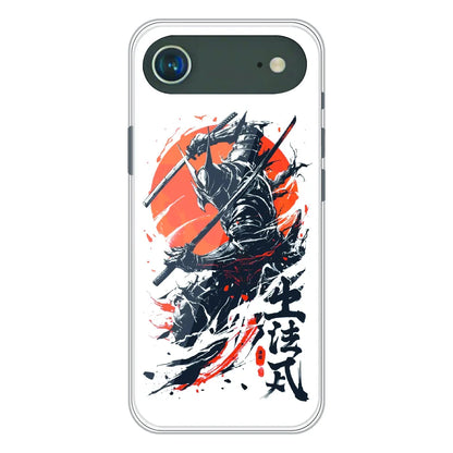 Samurai Warrior Japanese Art - Printed Silicone Case For Apple iPhone Air