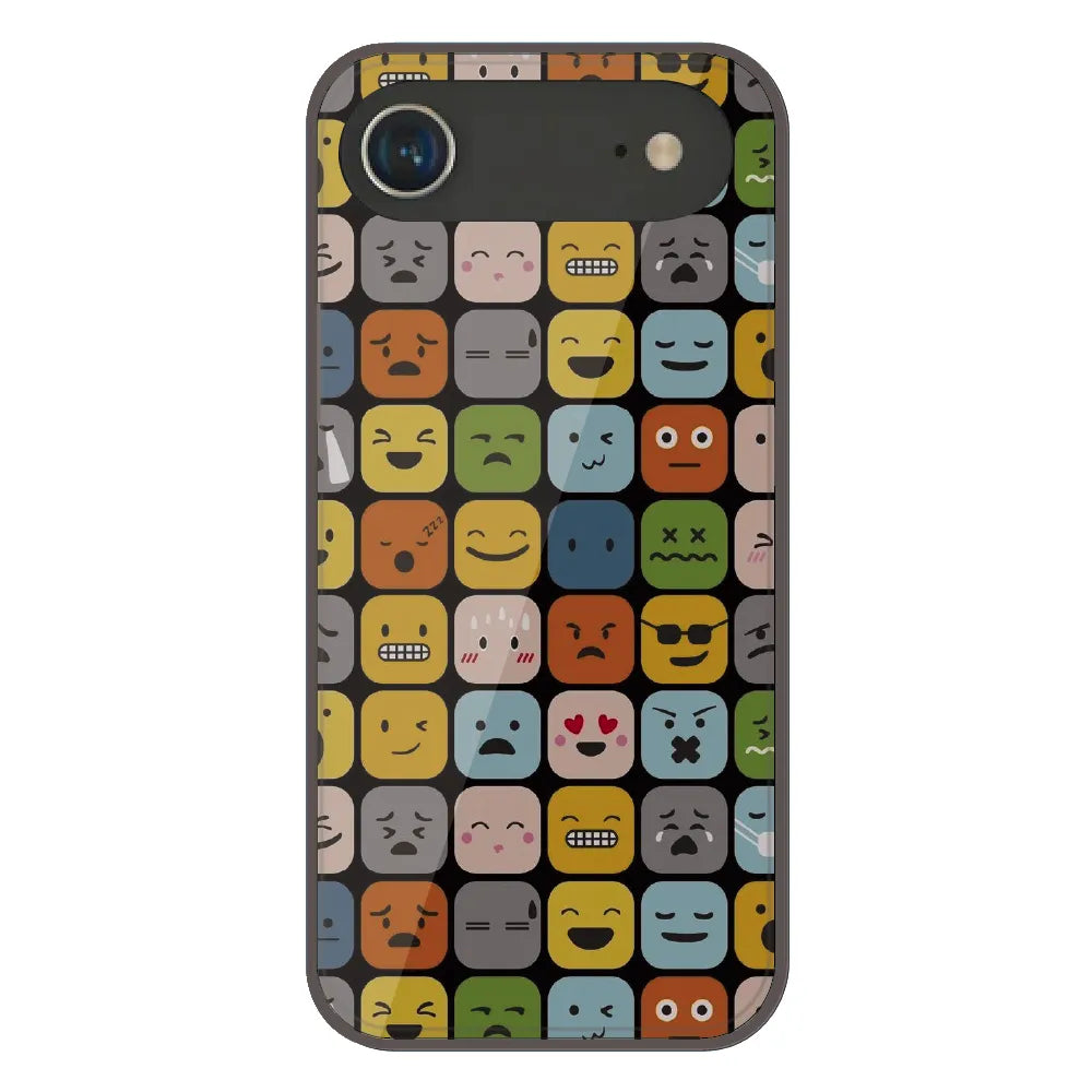 Colorful Expression Pattern - Printed Silicone Case For Apple iPhone Air