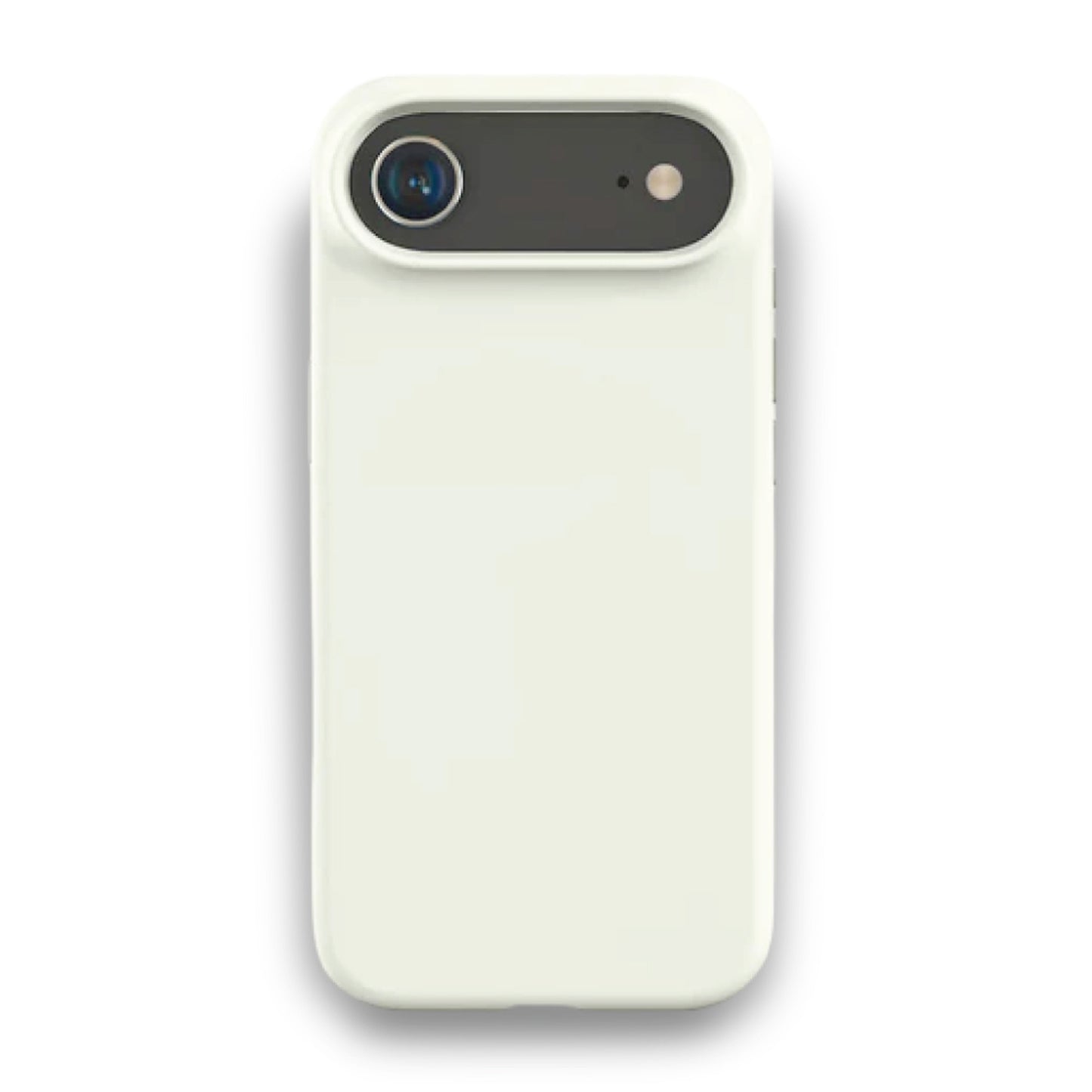 White Liquid Silicone Case For Apple iPhone Models
