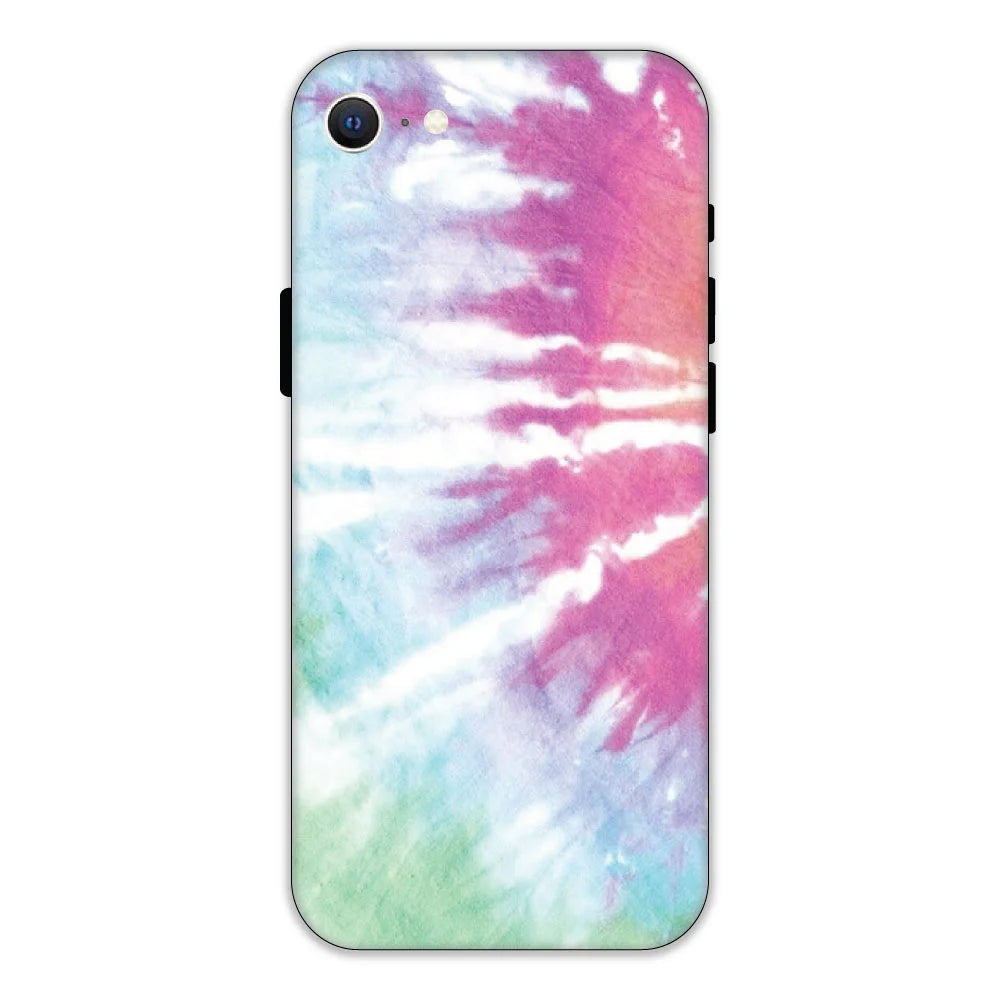 3 Color Splash Tie Dye Hard Case Apple iPhone SE 2020 Models