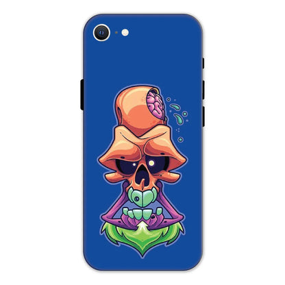 Psychedelic Skull Hard Case Apple iPhone SE 2020 Models