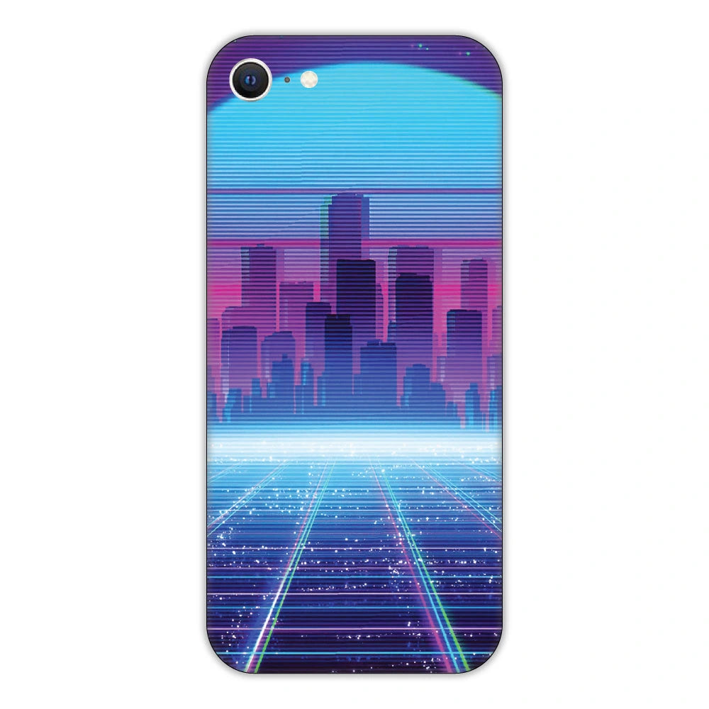 Cityscape Synthwave Hard Case Apple iPhone SE 2022 Models