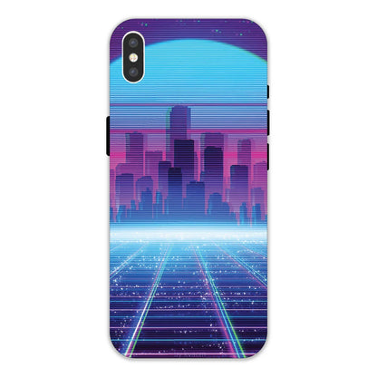 Cityscape Synthwave Hard Case Apple iPhone X Models