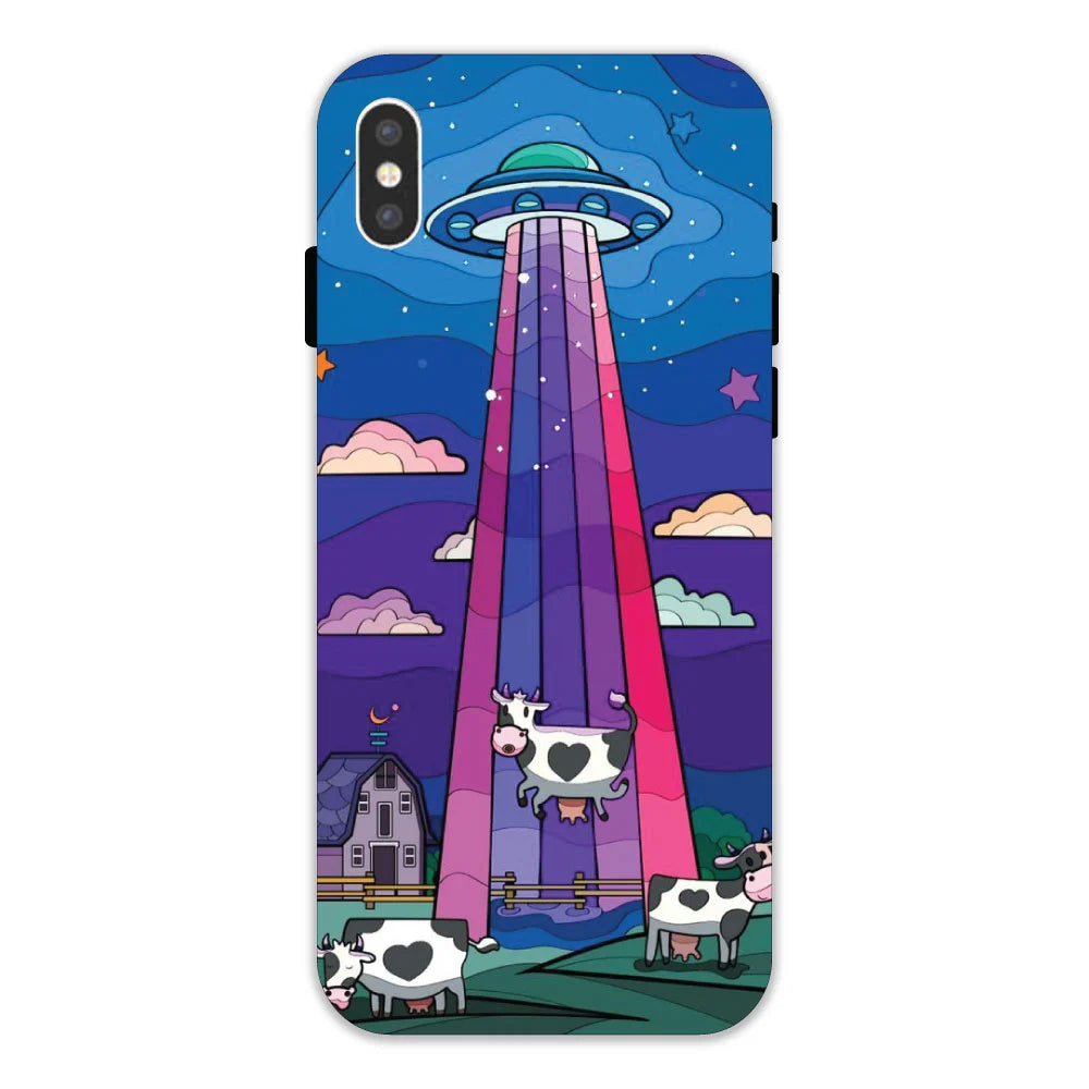 Cow Galaxy Hard Case Apple iPhone X Models