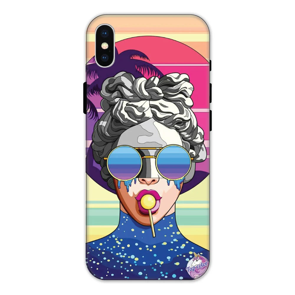 Lollipop Girl Hard Case Apple iPhone X Models