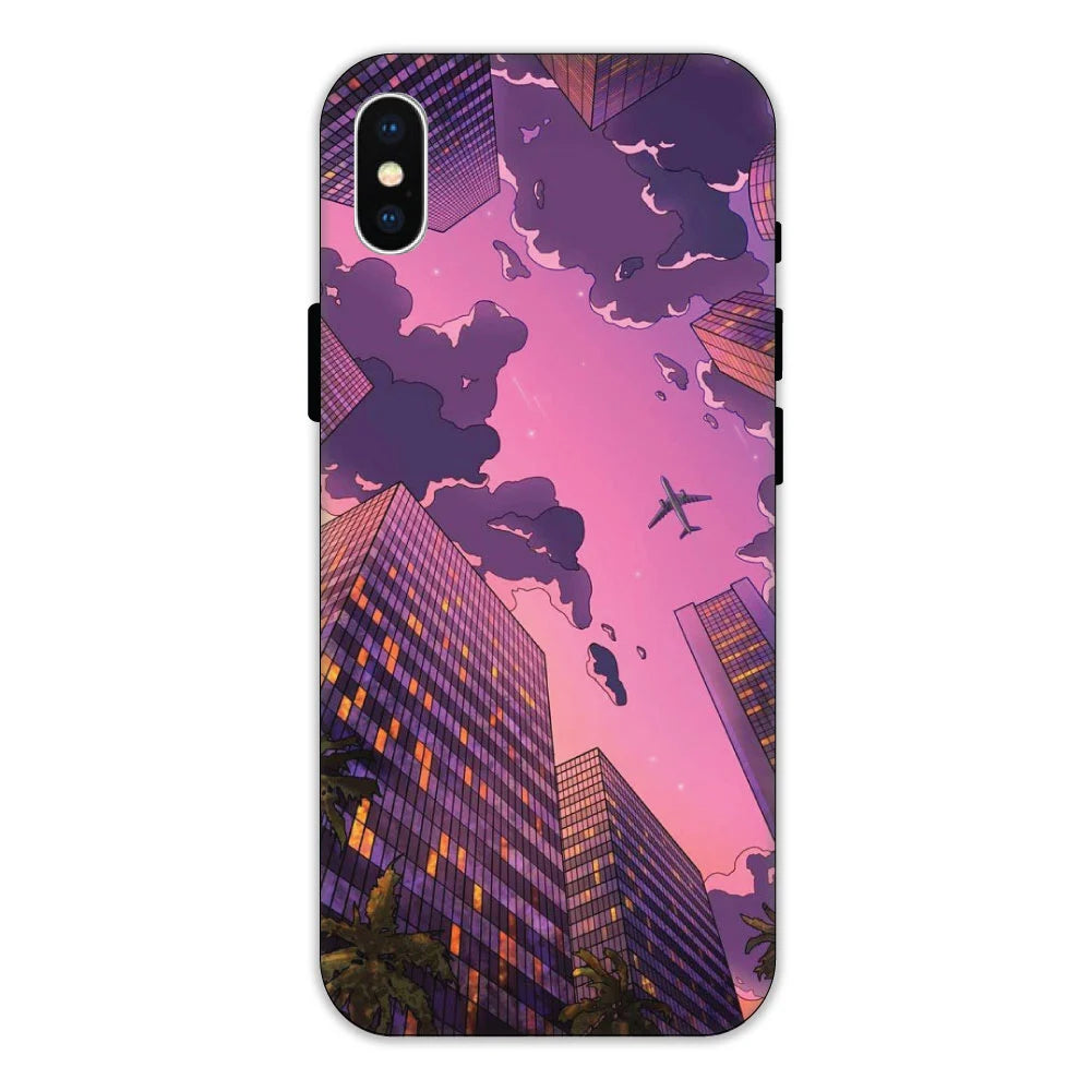 Purple Sky Hard Case Apple iPhone XS Max Models