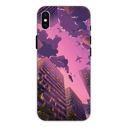 Purple Sky Hard Case Apple iPhone XS Models