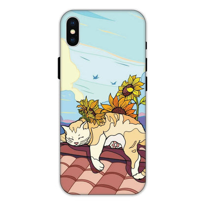 Sleepy Cat Hard Case Apple iPhone XS Models