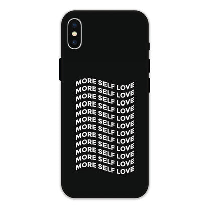 More Self Love Hard Case Apple iPhone XS Models