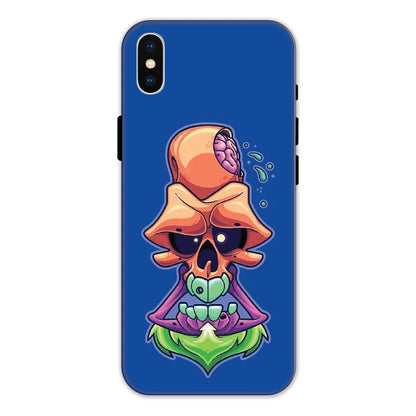 Psychedelic Skull Hard Case Apple iPhone XS Models