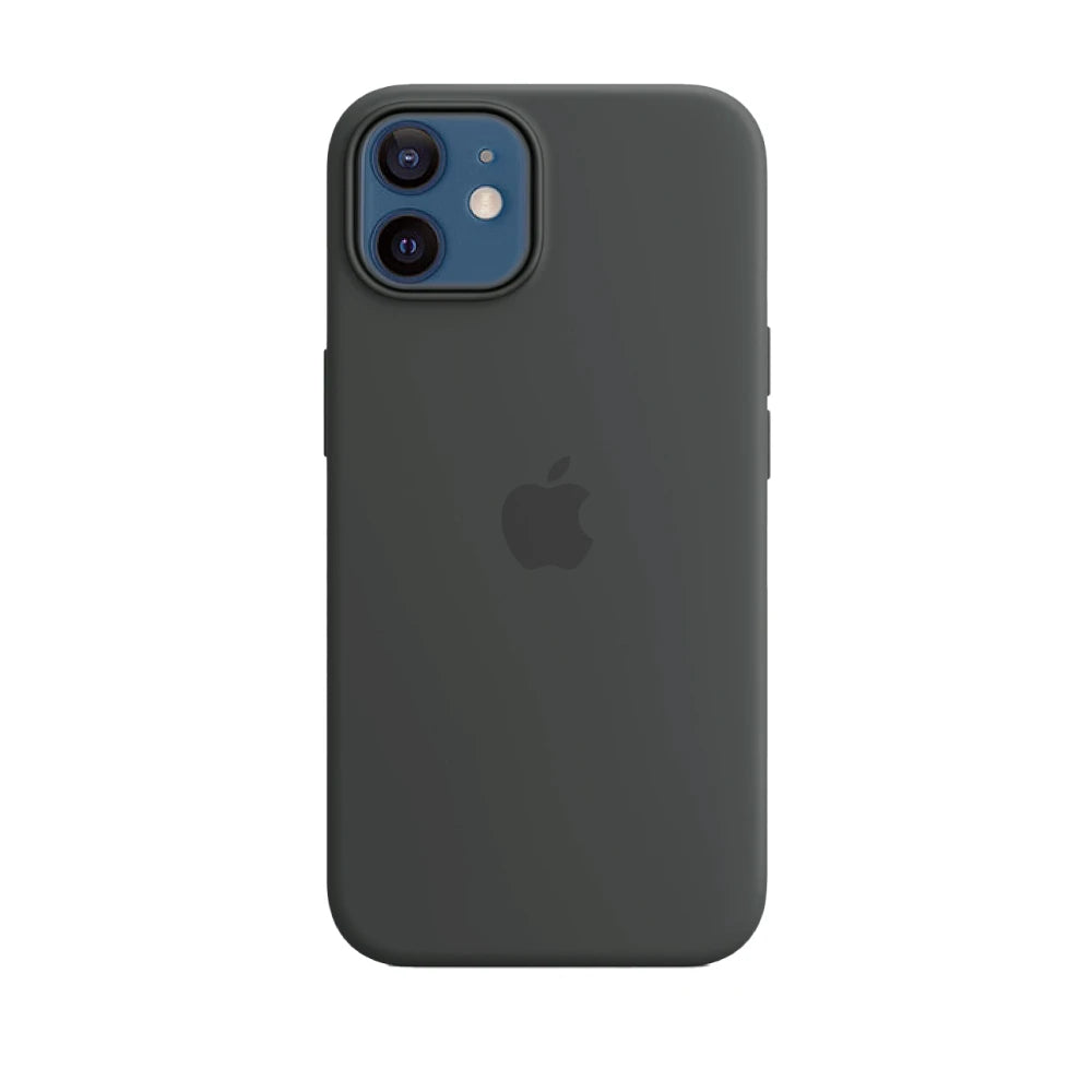 Black Liquid Silicone Case For Apple iPhone 11