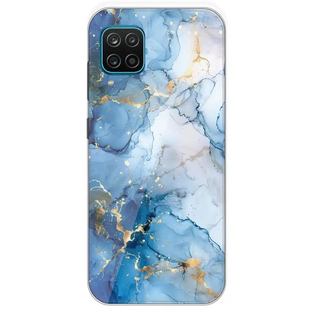 Blue Marble - Printed Silicone Case For Samsung Galaxy M12
