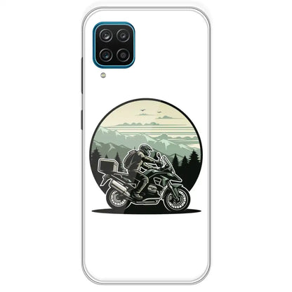 Biker - Printed Silicone Case For Samsung Galaxy M12