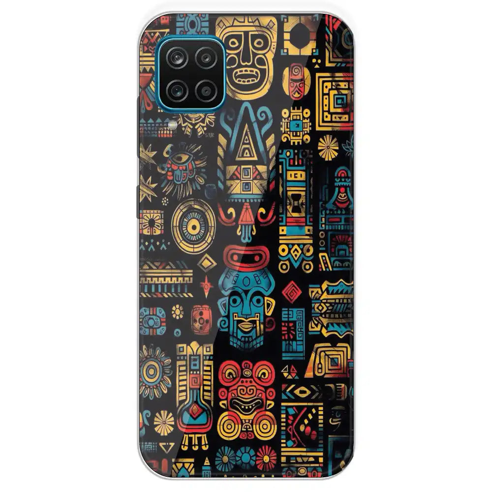 Modern Art - Printed Silicone Case For Samsung Galaxy M12