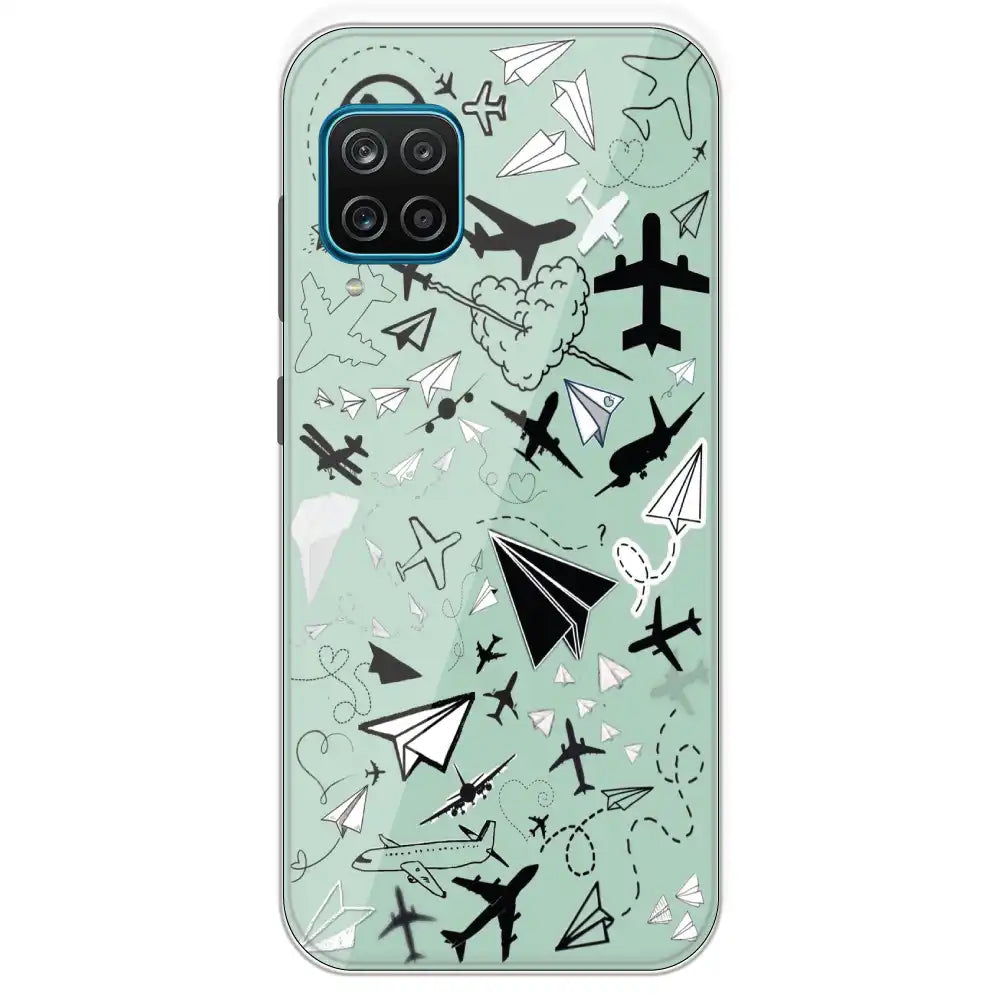 Planes - Printed Silicone Case For Samsung Galaxy M12