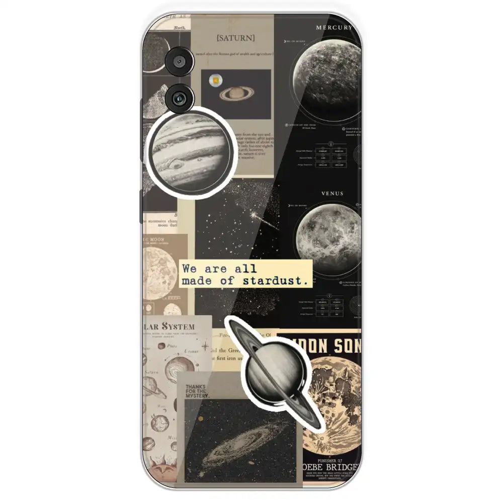 Planets - Printed Silicone Case For Samsung Galaxy M13