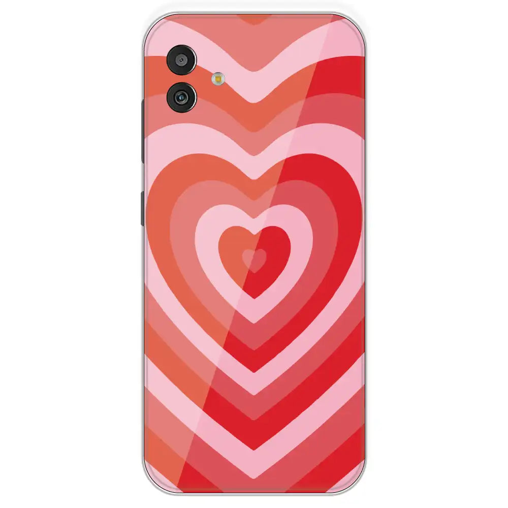 Red Hearts - Printed Silicone Case For Samsung Galaxy M13