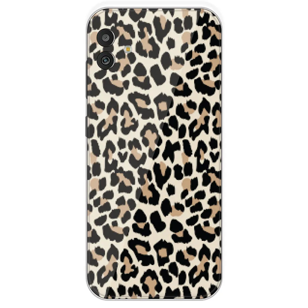 Leopard Print - Printed Silicone Case For Samsung Galaxy M13