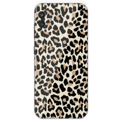 Leopard Print - Printed Silicone Case For Samsung Galaxy M13