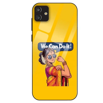 Empowered Woman Art - Glass Case For Samsung Galaxy M13
