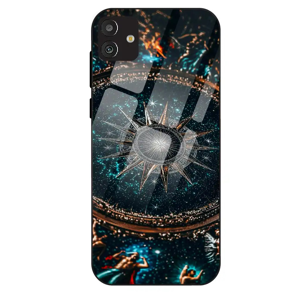 Celestial Star Compass - Glass Case For Samsung Galaxy M13