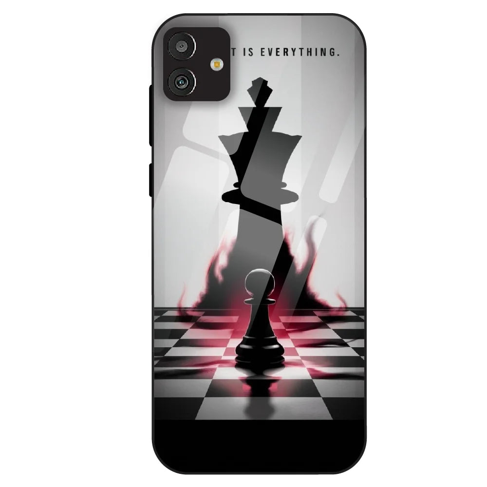 Chess Power Shadow - Glass Case For Samsung Galaxy M13