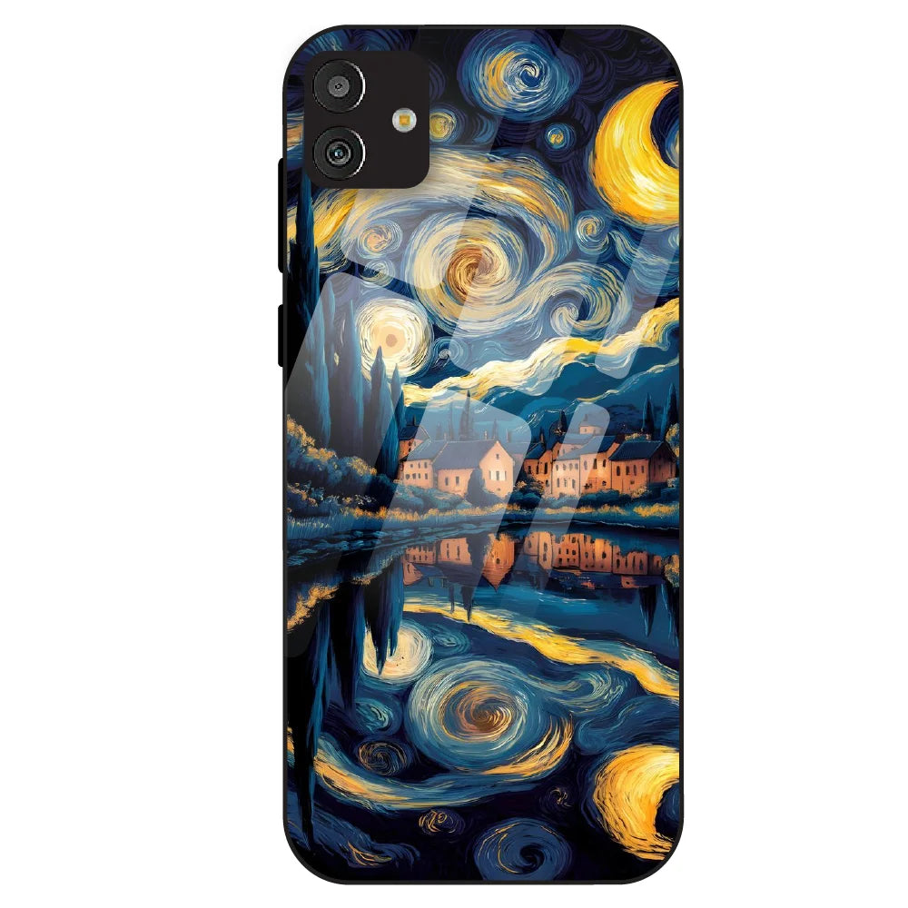 Starry Night Dreamscape - Glass Case For Samsung Galaxy M13