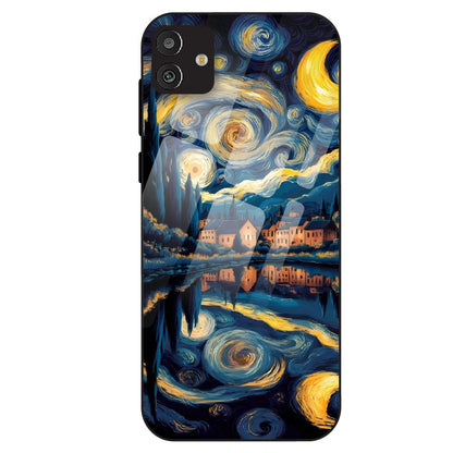 Starry Night Dreamscape - Glass Case For Samsung Galaxy M13