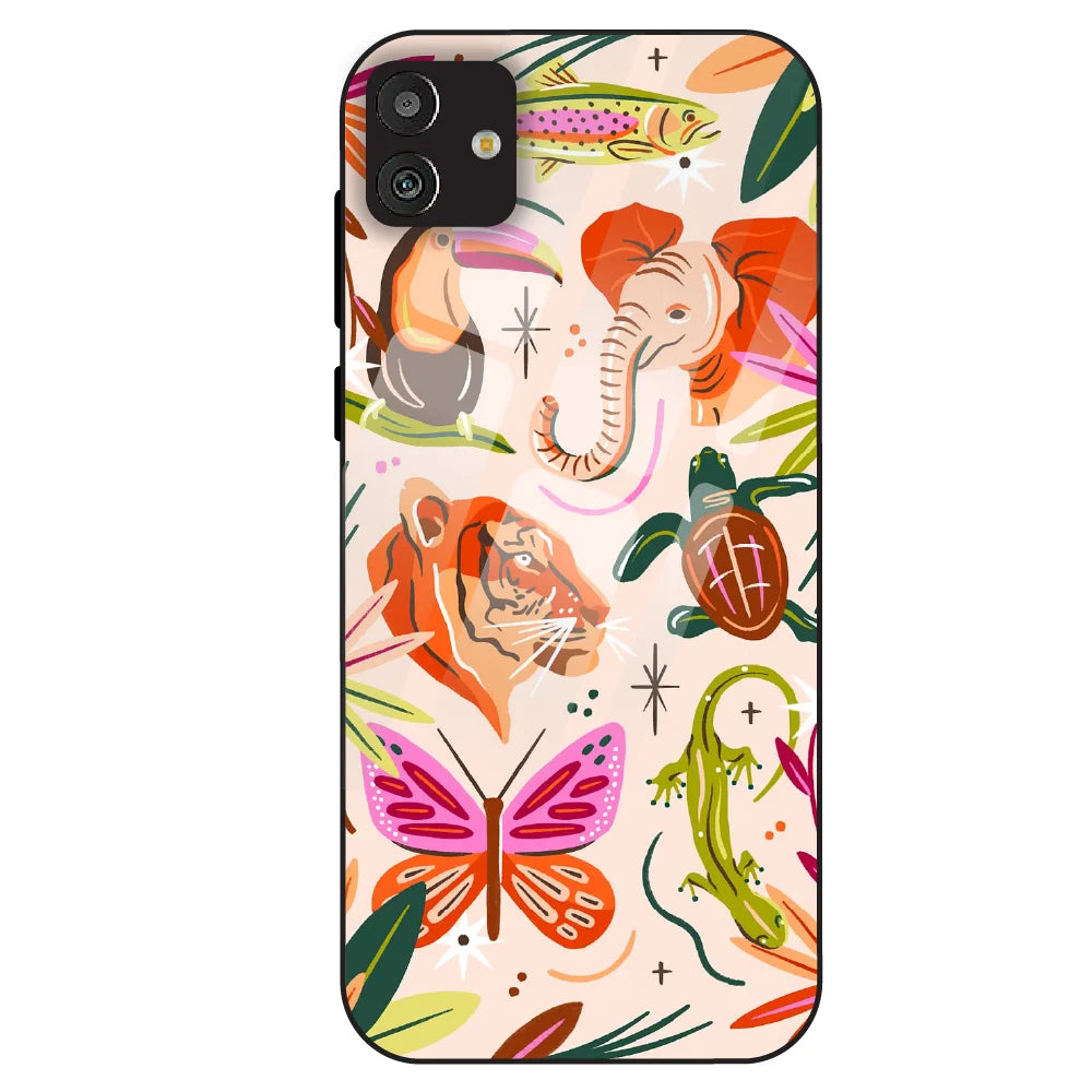 Wild Jungle Creatures - Glass Case For Samsung Galaxy M13