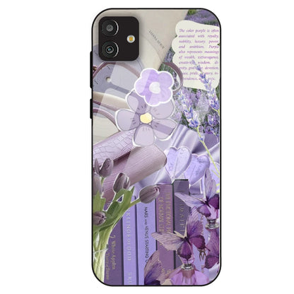 Purple Aesthetic - Glass Case For Samsung Galaxy M13