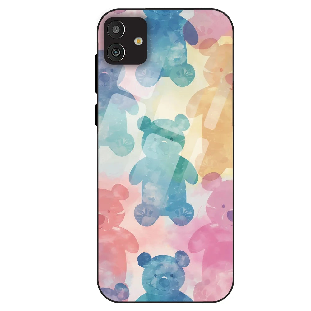 Pastel Teddy Dream - Glass Case For Samsung Galaxy M13