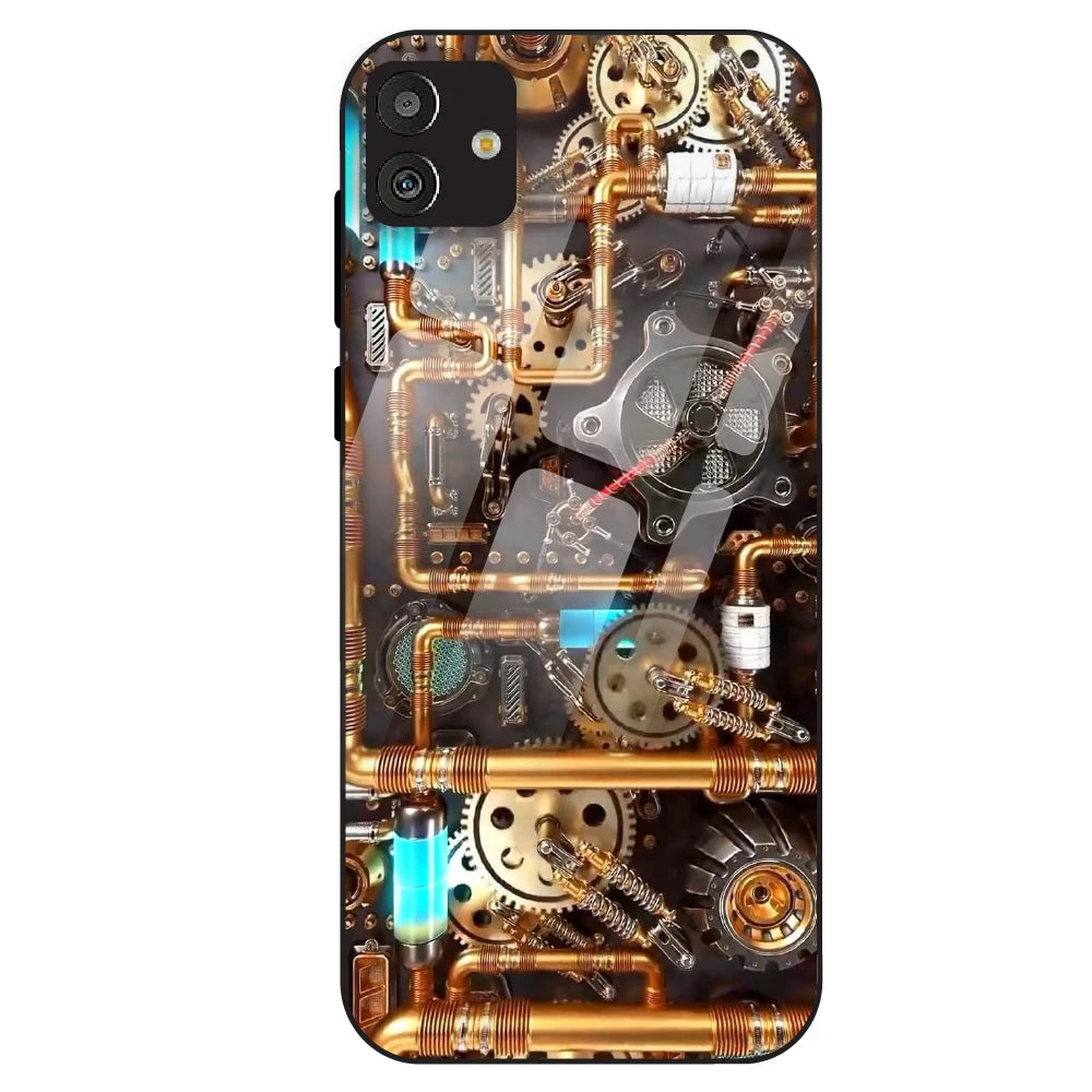 Steampunk Gear - Glass Case For Samsung Galaxy M13