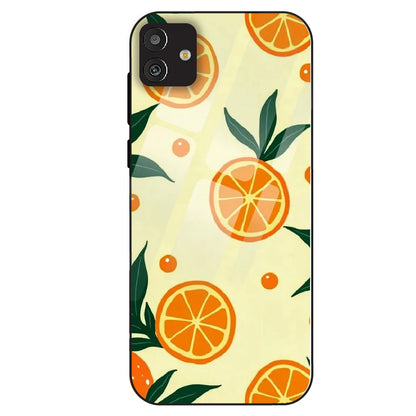 Citrus Orange Fresh - Glass Case For Samsung Galaxy M13