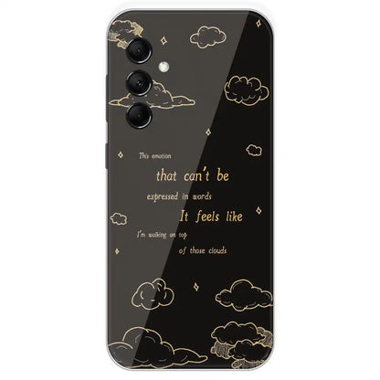 On Top Of Those Clouds - Printed Silicone Case For Samsung Galaxy M14