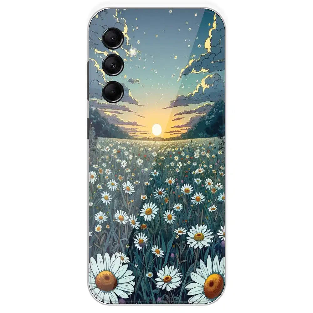 Daisy Sunset - Printed Silicone Case For Samsung Galaxy M14