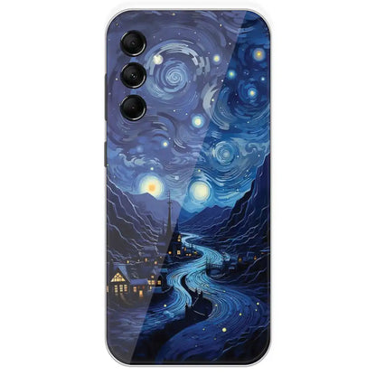 The Starry Night - Printed Silicone Case For Samsung Galaxy M14
