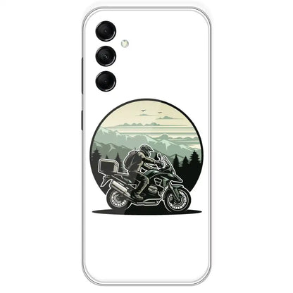 Biker - Printed Silicone Case For Samsung Galaxy M14