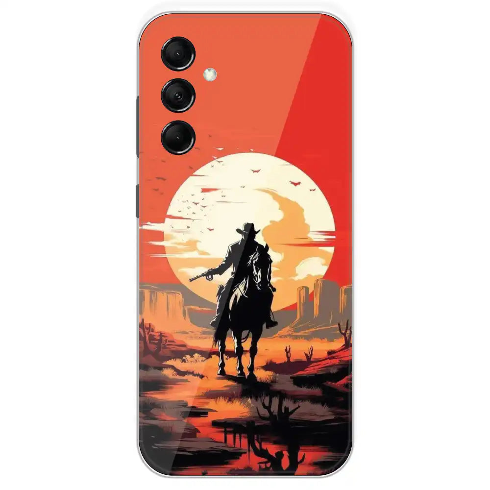 Cowboy - Printed Silicone Case For Samsung Galaxy M14