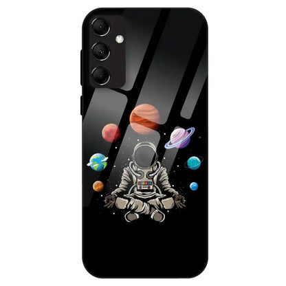Astronaut Space Vibe - Glass Case For Samsung Galaxy M14