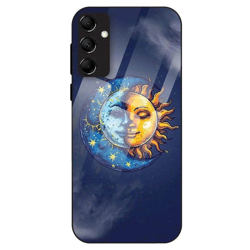 Celestial Eclipse Art - Glass Case For Samsung Galaxy M14