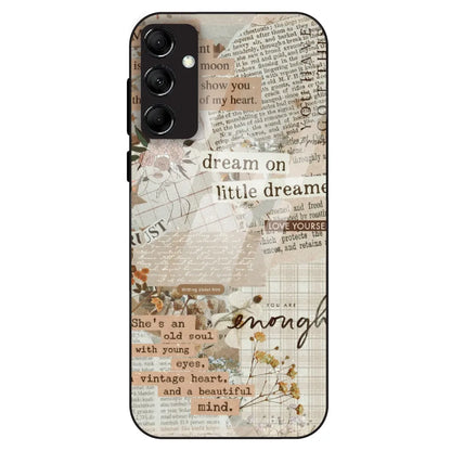 Vintage Quote - Glass Case For Samsung Galaxy M14