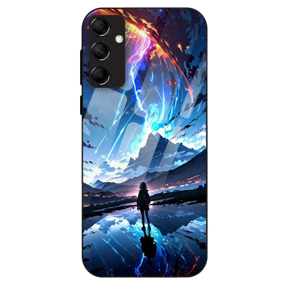 Dreamscape Sky - Glass Case For Samsung Galaxy M14
