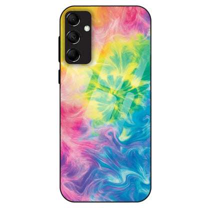 Neon Fluid Dreams - Glass Case For Samsung Galaxy M14