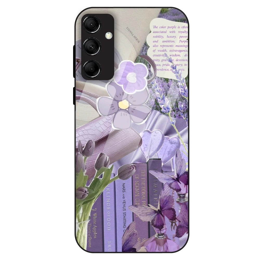 Purple Aesthetic - Glass Case For Samsung Galaxy M14