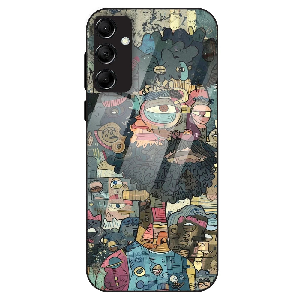 Urban Doodle Art - Glass Case For Samsung Galaxy M14