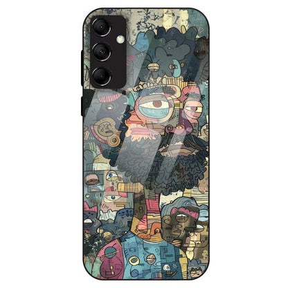 Urban Doodle Art - Glass Case For Samsung Galaxy M14